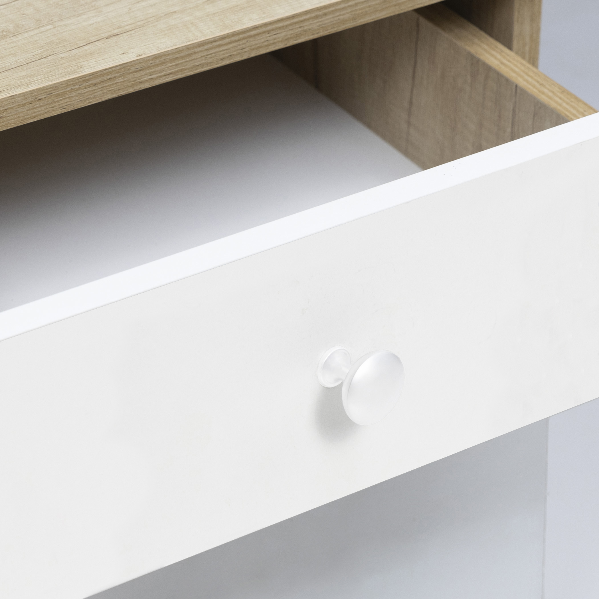 Ручка меб. кнопка мет. TERNI белый, AKS 44674 — изображение 3