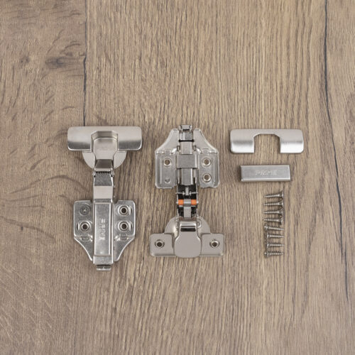 Петля накладная с доводчиком 45мм h0 clip-on PRIME by AKS 3D (саморезы, заглушки) 112595