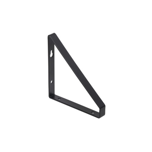 Полкодержатель мет. DALI 122*121*16*2,5 черный AKS 90145