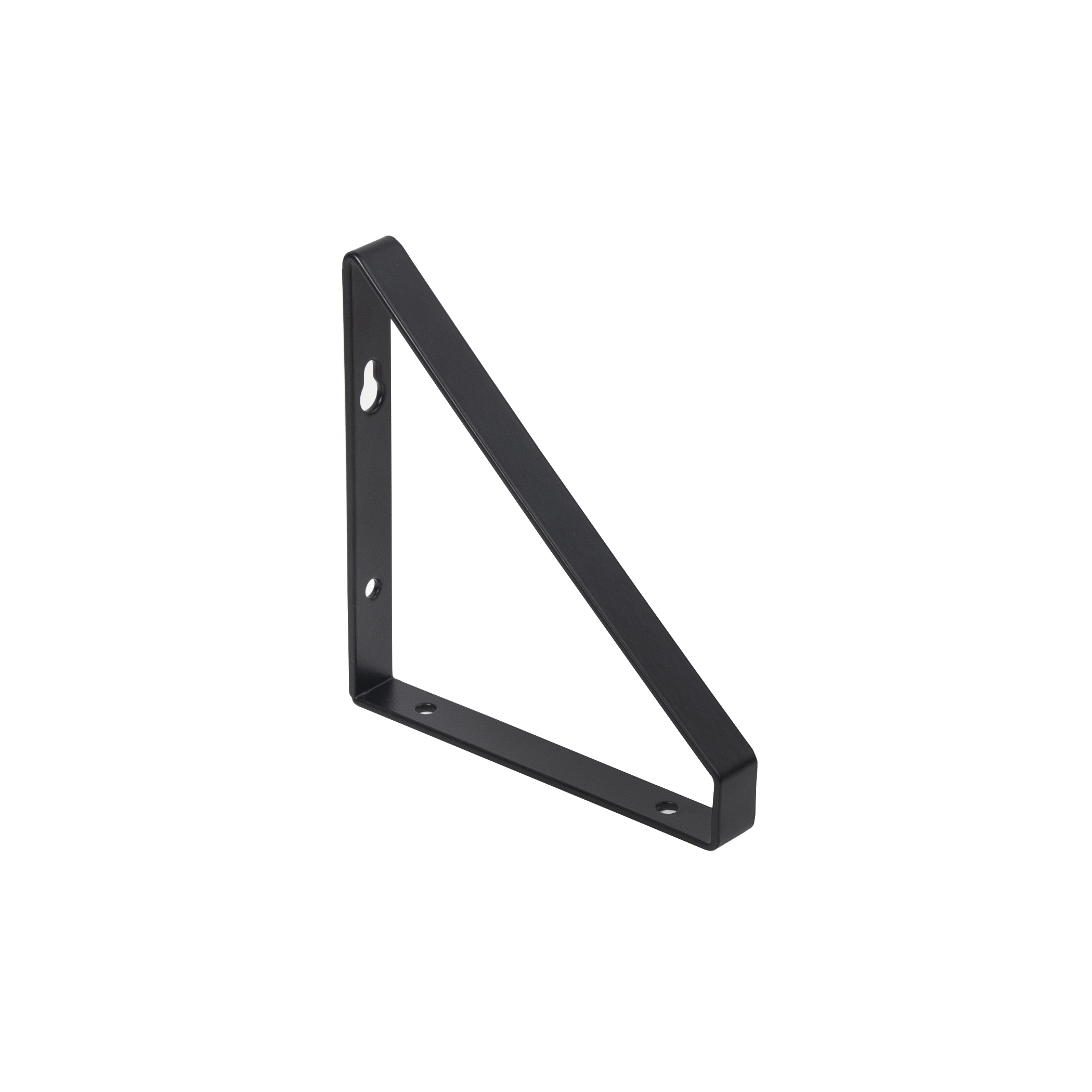 Полкодержатель мет. DALI 122*121*16*2,5 черный AKS 90145