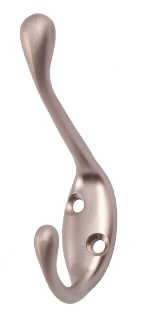 Крючок меб. двухрожковый мет. VIOL сатин 56827