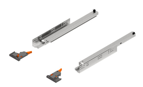 Направляющие для деревянных ящиков L = 500 COMFORT SLIDE 3D 30 кг полного выдв. TH03.1030.01.062