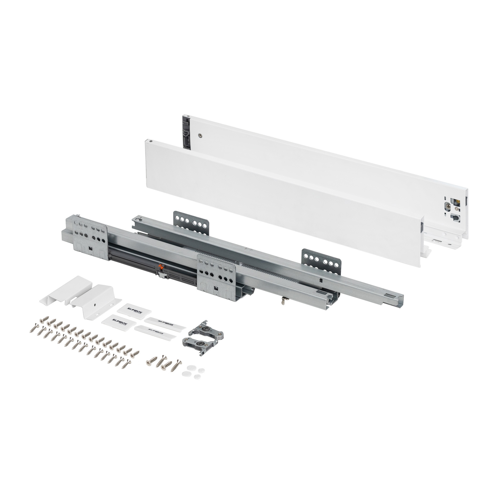 Система ящиков Slimbox Evolution L-500 H=116 белый SOFT CLOSE ДСП16мм 117348
