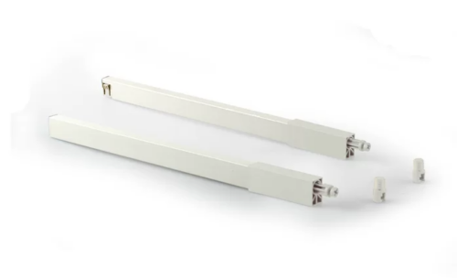 Рейлинги квадратные верхние Firmax длина 350 мм,  для ящика Newline, белые FRM0937.07/RL