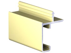 Профиль врезн в верх базу с пазом под светодиод. золото 1 метр АВД-4462 (кратно 2 мет) 1912