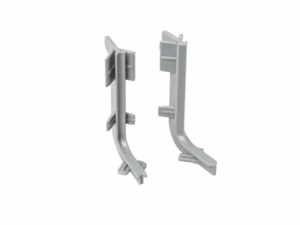 Компл. углов 90° (внешний+внутрен.) Г-образн. профиля Gola FIRMAX(2 части), пласт, серый FRM9200.07