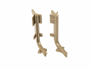 Углы 90° (внешний+внутренний) Г-образн. проф.Gola FIRMAX(2 части), пластик, шампань FRM9200.07.CH