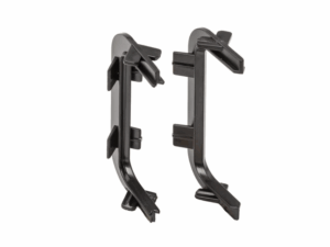 Углы 90° (внешн.+внутрен.) П-образн. профиля  Gola FIRMAX(2 части), пластик, черный FRM9201.07.B