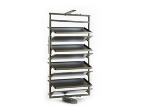 Стойка для обуви  8-ми уровневая  Unihopper 360* вращ., в базу 800мм, с доводчиком, Moka 10964