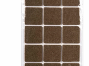 Подпятник фетровый 35*35 мм коричневый (на листе-18) 091014