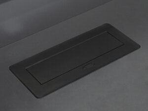 Выдвижной удлинитель NOVA, 3 розетки, черный, AKS 78893