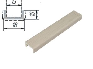 Торцевая загл. Дуб капучино (Лен) 95мм 142607