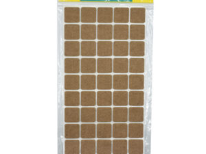 Подпятник фетровый  20*20 мм коричневый (на листе-50) 091011