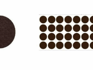 Подпятник фетровый круглый  d=18 мм коричневый (на листе-50) 0910126