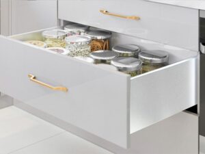 Выдвижной ящик AXIS PRO L-450 мм, средний H-120 мм, белый 17634