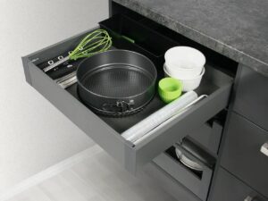 Панель 1200 внутреннего ящика ультрабокса металл лак графит TH03.1181.01.924