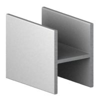 Профиль соединительный АВД-0813 (делитель) Белый глянец RAL9016  1метр. 1382