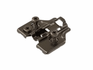 Планка монтаж 3D Firmax Smartline Clip On,  H=2, крест под евровинт, черный ник FRM0160.H2/2BL