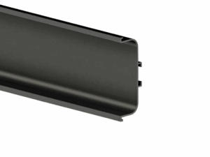 GOLA FIRMAX П-образный для нижних баз L=4200mm, алюминий черный FRM9201.B