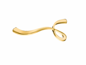 Ручка скоба модерн, глянцевое золото 160 мм 8147L 0160 GL