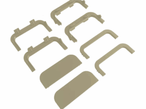 Комплект золото, соедин. и торц. заглушек П-обра. проф.  Gola FIRMAX(8частей), пластик, FRM9201.01.G