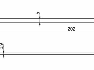 Ограничитель угла открывания фасада гибкий белый PL 109383