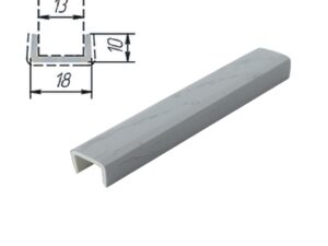 Торцевая загл. РоялВуд Серый СС 5011 95мм