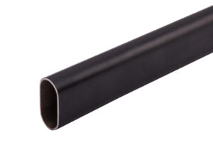 Труба овальная L-3000 30*15 (0,9кг/0,7мм), черный AKS 57975