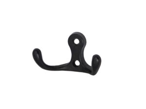 Крючок меб. двухрожковый мет. WP19 черный матовый GRIDLI 57289