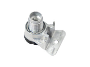 Опора меб. мет. INTEGRATO G h25 с регул., врезная цинк+черный AKS 79670