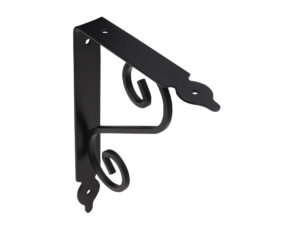 Полкодержатель мет. MELODY 145*110, черный AKS 59120