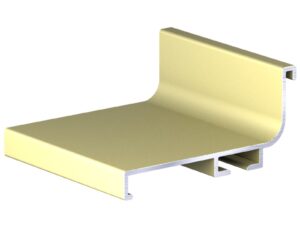 Профиль в нижнюю базу L-образн, золото 1 метр АВД-4464 1913