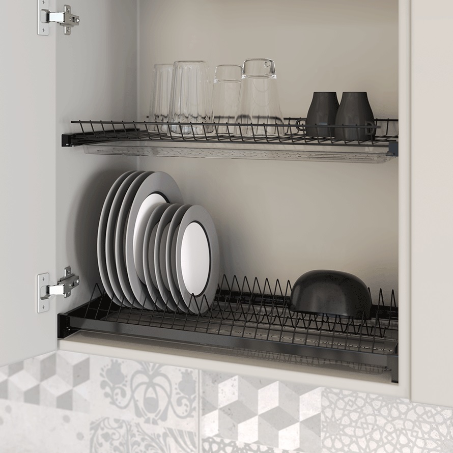 Посудосушитель Вариант-3 (2023) 600 металл лак черный WE06.5226.01.061 1955