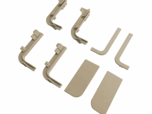 Комплект золото, соедин. и торц. заглушек Г-обра. проф.  Gola FIRMAX(8частей), пластик, FRM9200.1.G