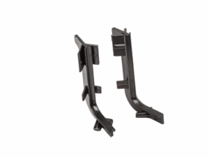 Комплект углов 90° (внешний+внутренний) Г-образного профиля черный (2 части) FRM9200.07.B