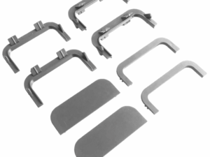 Комплект серый соедин. и торц. заглушек П -обра. проф.  Gola FIRMAX(8частей), пластик, FRM9201.01