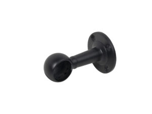 Держатель дистанционный концевой трубы d25 (995), черный AKS 113970