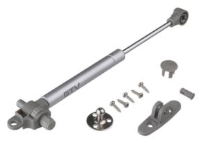 Подъёмник газовый с амортизатором 150N GTV, алюминий 15955