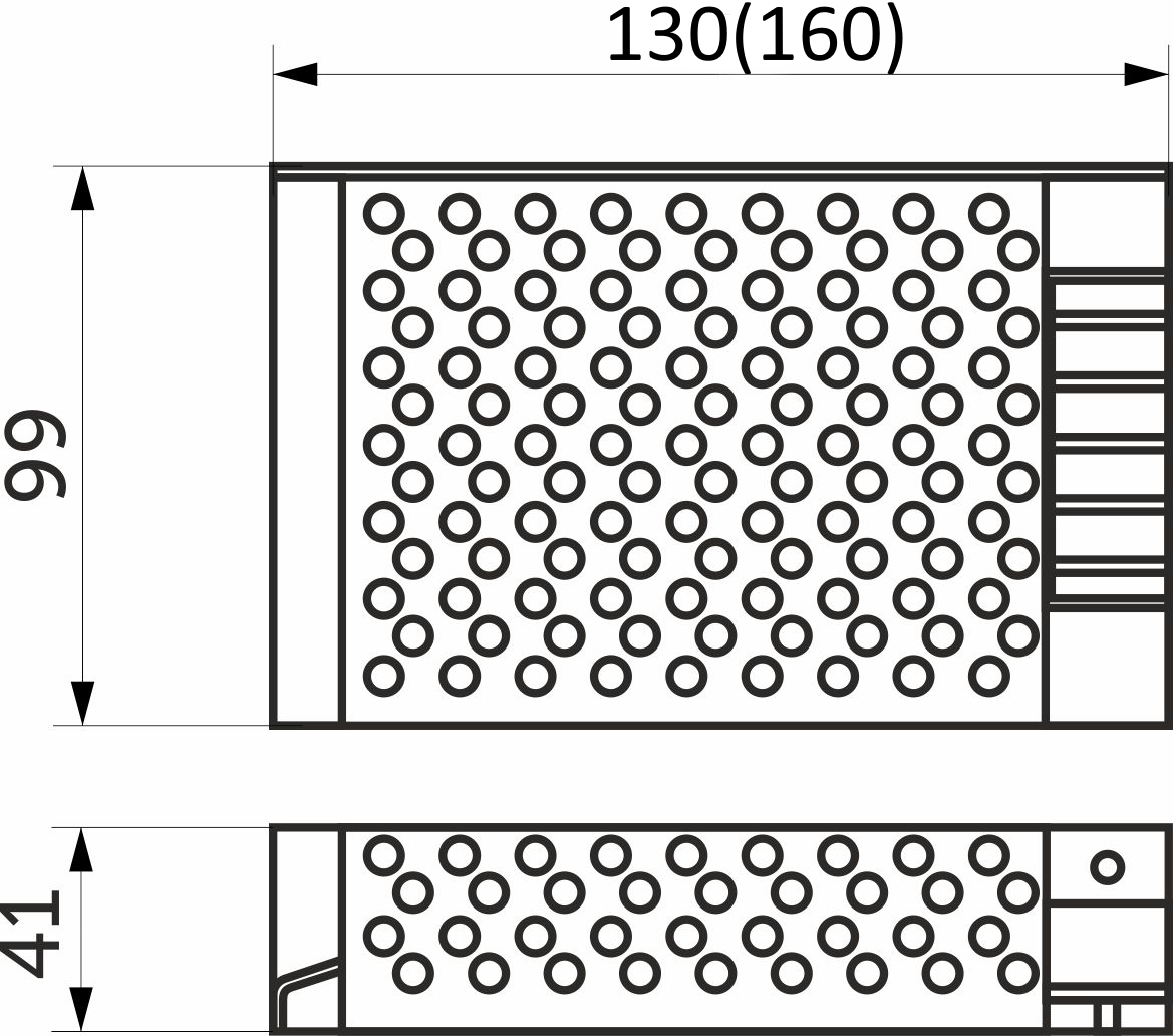 Блок питания Indoor 100W/12V, AKS 75059