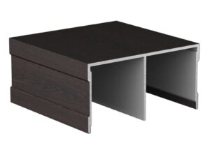 Направляющая верх АВД-0702 венге тёмный 1 метр 1576