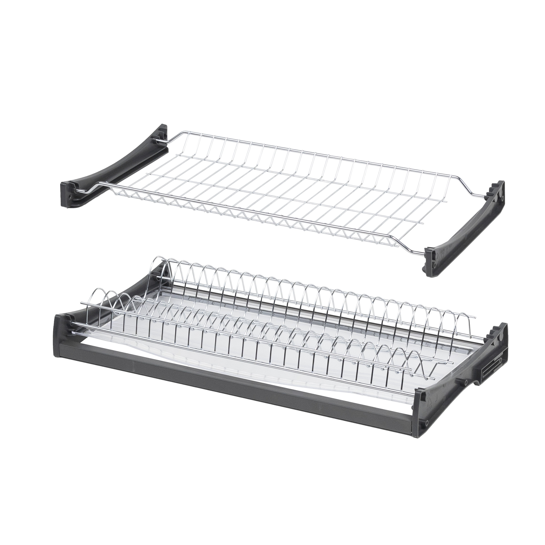 Сушка для посуды 600 HUGO с профилем нерж. сталь, хром AKS 113247