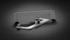 Комплект торцевых заглушек П-образн. (2 части:L+R), пластик Белый 7398