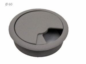 Заглушка для компьютерного стола D60мм № 25 антрацит 08381