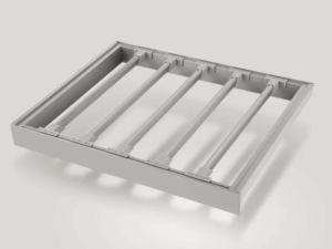 FIRMAX Выдвижная брючница наборного типа в базу 600 мм, 564х420х56 (ШхГхВ), серый FRM5806.564.01