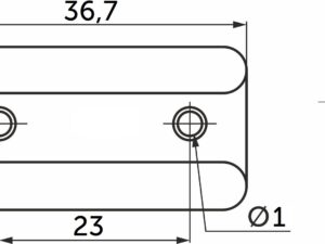 Подпятник пластик. белый 61554/12200