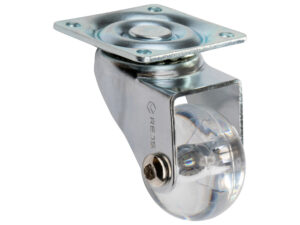 Колесо мебельное SUPRA 50 mm прозрачное сталь/пластмасса TB05.1742.53.000