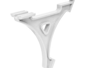 Кронштейн сетчатой полки, белый 6695