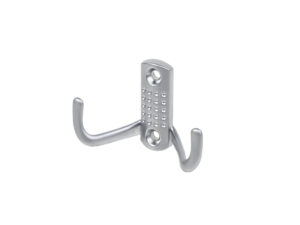 Крючок меб. двухрожковый мет. WP12 хром матовый GRIDLI 43771