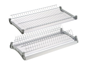Посудосушитель двухуровневый нержавеющая сталь 400мм 1208