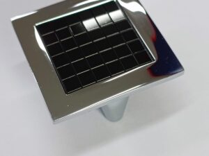 Ручка Скоба "Оскар" 5323-06-11/32 (хром-черн.) квадратная  1310396